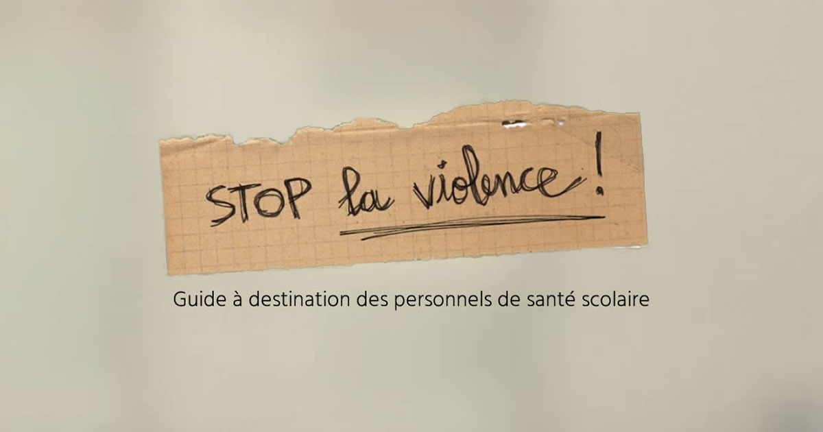 Guide professionnel « Stop la violence ! »