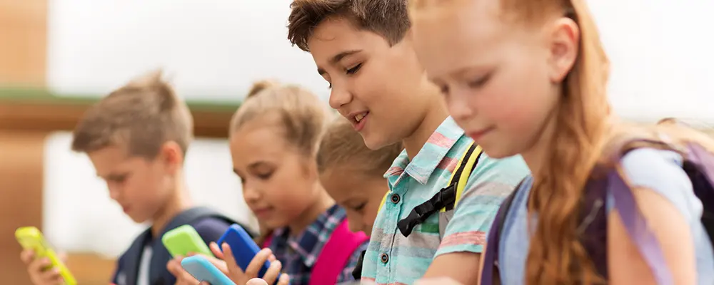Les enfants et le téléphone portable