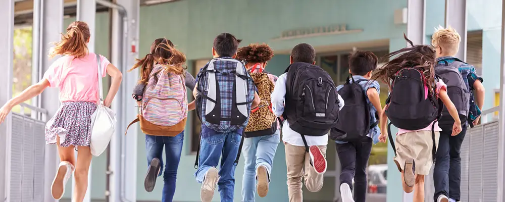 Sortie de l'école