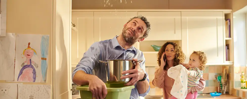 Fuite d'eau dans la maison