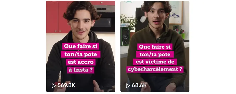Vidéos tiktok cyberharcelement