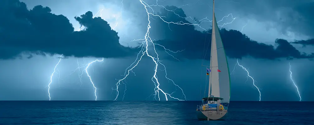 se protéger de l'orage dans une maison