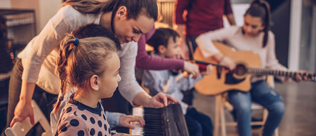 Enfant musique