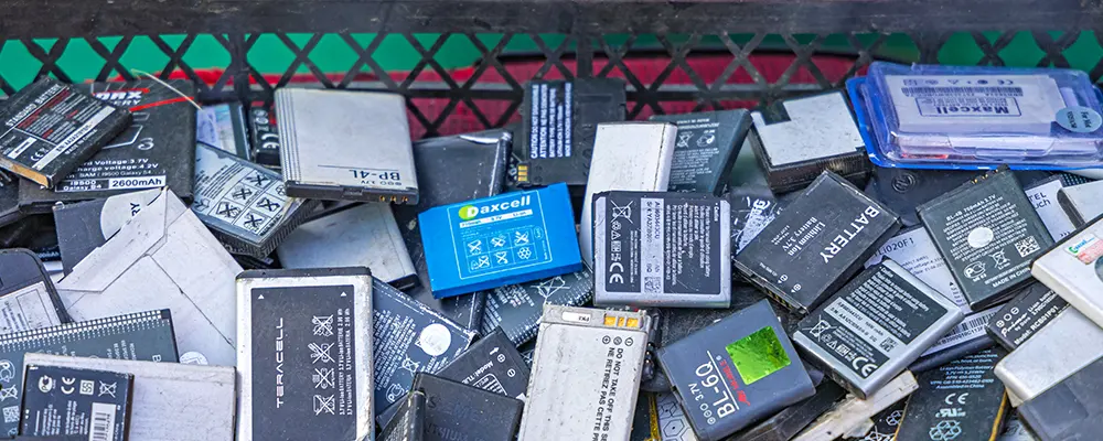 recyclage des batteries au lithium