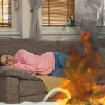 Incendie à la maison