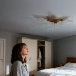 Fuite plafond chambre