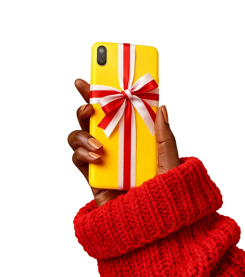 Main tenant un téléphone