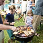 Barbecue en famille