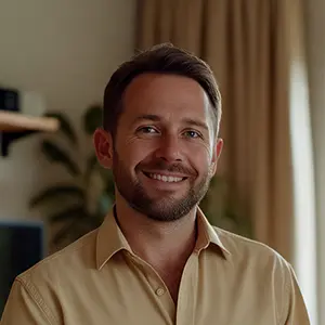 Homme qui a le sourire